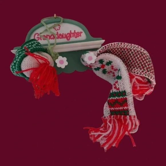 Hallmark & kurt Adler set of 2 christmas ornaments grandma & grandaughter - Picture 4 of 10